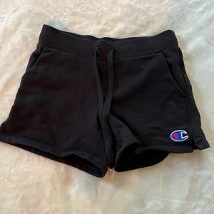 CHAMPION black sweat shorts